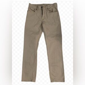 Old Navy Classic 5 Pocket Straight Leg Light Khaki Jeans Size 30/32 EUC